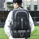 Ye Yusheng large-capacity backpack mountaineering bag men and women outdoor bag travel bag school bag luggage bag work bag business bag extra large carefully shot 602 black 85 liters can be set in the suitcase