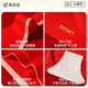 Dingguagua girl's development period tube top vest red girl bra set wide shoulder straps - girl's second and third stage animal year underwear single piece gift box L_recommended weight 80-95Jin Jin equals 0.5 kg