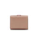 Chloe Women's Tri-fold Wallet Snap Closure Coin Bag Bill Bag Portable Storage Leather Material Metal Lock Nude Color One Size