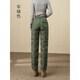 Blooming Northeast minus 40 degree pants women's outer wear 2025 new Harbin cold-proof thickened warm windproof goose down pants Army Green 5XL