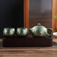 Yanghua original mineral green clay pot Fengming Xishi pot kungfu set one pot two cups of bubbles