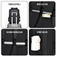 
Qingxi Computer Bag Backpack Men's 15.6 Laptop Bag Backpack Women's School Bag College Students Suitable for Save Y7000P Dark Night Black 4-layer [Fleece Airbag Cage] SBS Zipper 14-15.6-16.1 inches