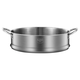 Yusenyi Steamer Household 304 Stainless Steel Steaming Rack Steamed Buns Artifact Supplementary Food Pot Steamer Grate Steaming Grid Increased Inner Diameter 304 Steamer 30cm-Lid with Pot Inner Diameter 29.730.5cm 304cm