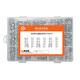 Jinguluo 304 stainless steel combination screws, hexagon socket screws, nuts and gaskets combination set, D type 15 grid DIN912 cup head screws 720pc KCx-33