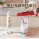 Sawang German three-in-one anti-scalding bowl clamp, anti-slip pliers, bowl remover, silicone handle, non-slip, high temperature resistance, kitchen use, Chinese red, stable, double-headed use, can open bottle caps, lift and lower clamp + bottle opener, silicone anti-slip, one-handed control