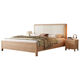 Yusenyi bed 18m double bed 15m master bedroom soft-packed large bed storage bed wedding bed bed + 10 brown cushions 15002000 frame structure + breathable bed board