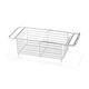 Wings Retractable Sink Drain Basket Kitchen Storage Rack Model 622 Silver White