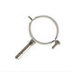 Xu ordered stainless steel pipe code pull-blast pipe clamp hoop clamp 75 pipe clamp pipe code 110pvc buckle pipe fixed bracket 20mm pull-blast (M6*60)