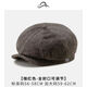 Alice Winter Wool Hat Men's British Beret Retro Warm Fully Sealed Octagonal Hat Airtight Brown (Adjustable) M Extra Size (59-62c) Fully Sealed