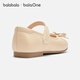 Balabala balaOne Balabala children's princess shoes for girls 2025 new spring and autumn sweet princess soft-soled shoes off-white 10301 23 (foot length 13.8-14.2/inner length 15.2)