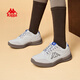 Kappa Kappa Women's Shoes Sports Shoes 2026 Spring New Soft Sole Light Casual Shoes Outdoor Versatile Wear-Resistant Running Shoes Classic White/Brown Gray 37