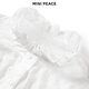 MiniPeace Children's Girls' Shirt F2CAG1275 Bright White 120