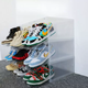 Yusenyi SWOOSH magnetic acrylic shoe box storage box transparent aj football shoes anti-oxidation plastic home shoe cabinet shoe wall magnetic black 8 pieces magnetic black 8 pieces 34x26x19cm 34 34x26x19cm