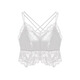 New style small vest lace bottoming beautiful back female sexy tube top bra suspender wrap chest black inner wear white one size