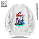 MEDMPENGUIN Boys and Girls Sweatshirt Crazy Zootopia 2025 Autumn and Winter New Children's Sweatshirt Round Neck MD361-Burgundy Sweatshirt The size is too large, it is not recommended to take a larger size 120 cm 40-50Jin Jin is equal to 0.5 kg