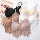 New style small vest lace bottoming beautiful back female sexy tube top bra suspender wrap chest black inner wear white one size