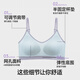 Athlete Girl Bra Ice Silk Mesh Breathable Large Capacity Vest Women's 10A Antibacterial Developmental Stage No Wire Ring Sports Bra White *1 Piece 2XL Suitable for 130-150Jin Jin equals 0.5kg