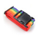 Banzheni one-word packing belt overseas checked trolley case bundling strap tie suitcase checked packing strap safety strapping box with luggage writing tag rainbow color
