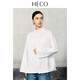 HECO Suyin New Chinese Style National Style Stand Collar Long Sleeve Shirt Women 2025 New Light Luxury Shirt Black S