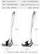 Olodo 316 stainless steel spoon, colander, long handle spoon, kitchen porridge spoon, household 304 spoon set, large upgraded spoon, 304 food grade stainless steel