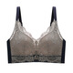 LangSha latex underwear women's small breasts gathered to make them look big without steel rings, thin bras, breasts, anti-sagging adjustment bra set 829 Modiran (single piece) 75A 34B (thin top and thick bottom)