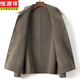 Hengyuanxiang chaqueta de hombres de lana de doble cara 2024 otoño e invierno corta suelta de lana pura chaqueta de lana casual de lana de moda