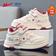 Warrior girls' shoes, winter velvet high-top sneakers, medium and large children's warm cotton shoes WZ-C296L m/burgundy 37
