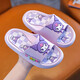 Kuromi children's slippers girls summer 2025 new cute cartoon indoor home girl baby slippers purple Kuromi 32.5 32-33 inner length 20.5CM