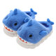 Aoyanlai New Product Children's Cotton Slippers Autumn and Winter Cartoon Shark Boys Indoor Non-Slip Teenagers Thick Sole Warm Home Blue (Not Rooted) 18 150mm