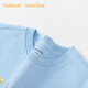 BALABALA children's clothing girls short-sleeved T-shirt children's 2026 new summer clothing big children's moisture-absorbent quick-drying tops fashionable pink blue 80016 110