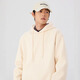 MINISO American fashion brand cartoon heavyweight hooded sweatshirt for men and women spring and autumn loose couple pullover hoodie versatile casual jacket white flower gray (m poodle chest label_m white plush dog back label) 4XL (weight 205-230Jin Jin is equal to 0.5 kg)