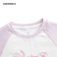 Converse Girls' Raglan Sleeve Long T2026 Spring New Moisture-Absorbent Breathable Children's Soft and Comfortable Top