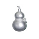 Plain bamboo pure silver 9999 silver ornaments silver gourd Fulu ornaments New Year