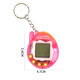 Early Education Puzzle Handheld Mini Electronic Game Console Toy Nostalgic Classic Tetris Pet Machine Whack-A-Mole Tic-Tac-Toe Game Creative Gift Keychain Ornament Electronic Pet Machine (One Random Color)