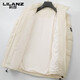利郎（LILANZ）羽绒服男士短款面包服2025冬季新款加厚保暖防寒高级感外套男 白色 M