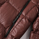 5+(FivePlus) Winter Hooded Long 25 New Shiny Down Jacket Women's 90% Duck Down High Warm Over-the-Knee Jacket