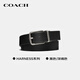 COACH brand direct supply men's belt double-sided cow leather belt 3.8CM black CQ023 New Year gift