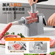 Sausage enema machine household sausage enema machine artifact food grade manual sausage filling tool can sausage casing sausage machine food grade modern gray 4 intestine mouth / integrated storage