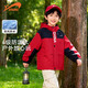 Guirenniao children's clothing boys' jacket spring and autumn new children's windproof and waterproof jacket girls spring clothing big children's hooded jacket red/white K+China white zipper K 120