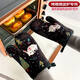 Tuojin imported high-quality insulation gloves from Germany, thickened, high-temperature resistant microwave oven gloves, household kitchen oven gloves, anti-scalding, blue dot thickened model (1 piece)