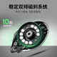 Water droplet metal ultra-long-distance cast anti-explosion line bridge raft fishing wheel ultra-light black micro-lua fish wheel fishing reel fishing reel right hand #2000 type water droplet wheel