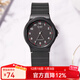 Casio watch student sports simple quartz small black watch casual pointer waterproof junior high school student watch Chinese Valentine's Day gift MQ-24-1B