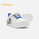 BALABALA Detective Conan IP mall same style children's sneakers boys 2026 new sneakers white blue tone 00418 34