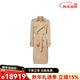 Burberry (BURBERRY) New Year's gift Burbrry Westminster version double-breasted trench coat men's honey color honey color for men and women one size 50