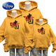 Disney (Disney) parent-child clothing winter family of three mother-daughter clothing Western-style sweatshirts for four Korean version Internet celebrity high-end family sweatshirts autumn hooded red 100 women S