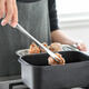 Miss Pot and Mr. Chef, Japanese-made original imported cooking tongs, barbecue tongs, non-slip and anti-scalding barbecue tongs, steak tongs, home kitchen food tongs, bi-monthly stainless steel tongs
