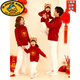 G.duck2026 Year of the Horse parent-child outfits for a family of three sweaters turtlenecks to keep warm and festive red western-style mother-daughter New Year shirts trendy burgundy 165 Adult S (75-90 Jin Jin equals 0.5 kg)