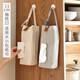 Fantasy hanging canvas tissue bag creative fabric car paper drawer simple Japanese restaurant tissue box storage bag white