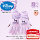 Disney children's down gloves for skiing and playing in the snow, Harbin Kuromi winter baby waterproof plus velvet and thickened cotton to keep warm, purple, older children (8-12 years old), free anti-lost rope, one size fits all