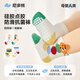 Niduoxiong baby floor socks winter cotton socks type a children's non-slip socks autumn and winter indoor baby toddler socks lucky ants 6-12 months (suitable for feet length 9-11cm)